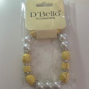 Free with purchase D’Bello Yellow and Silver Bracelet - free with any purchase!